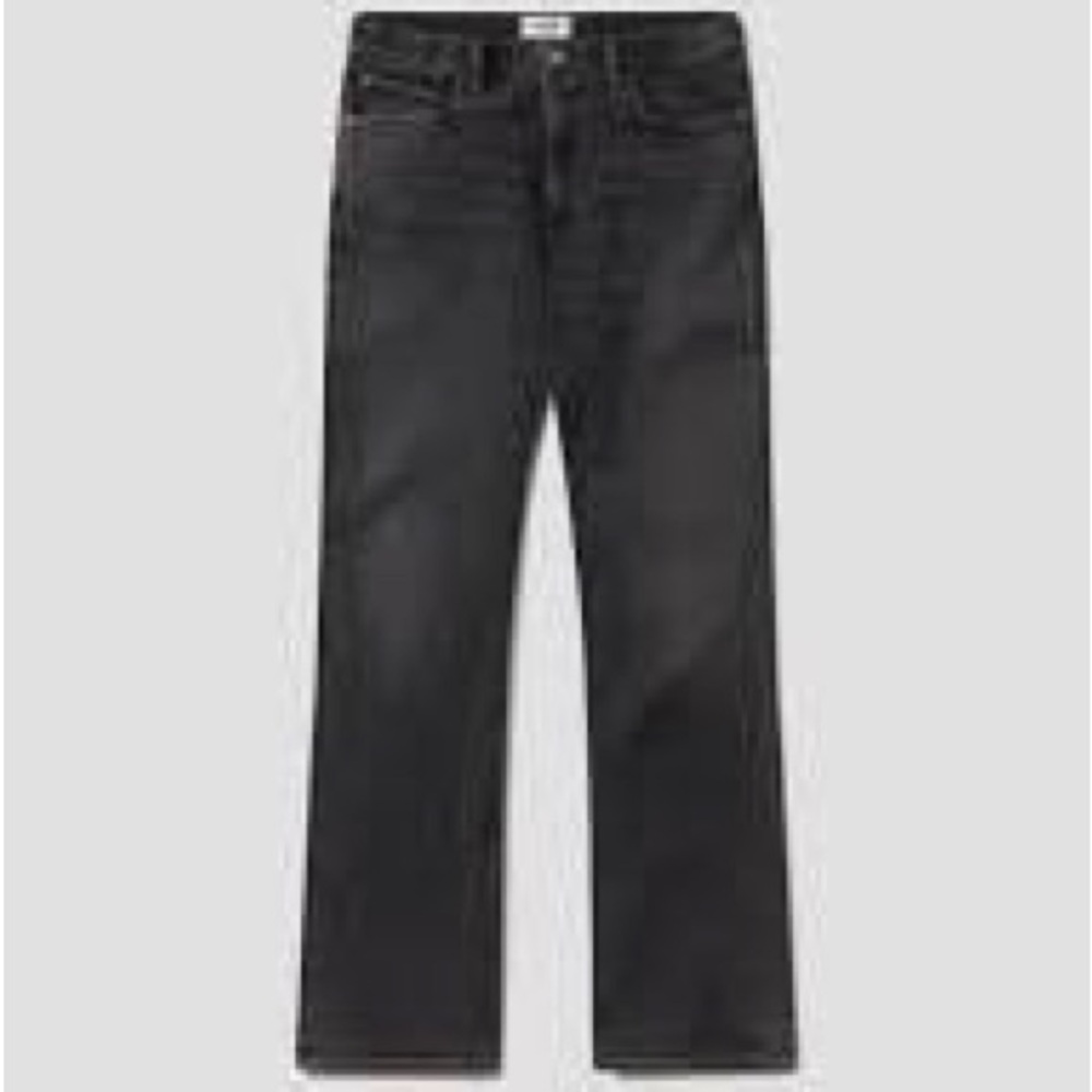Agolde Marrel Straight Leg Jean Dark Grey Size 30